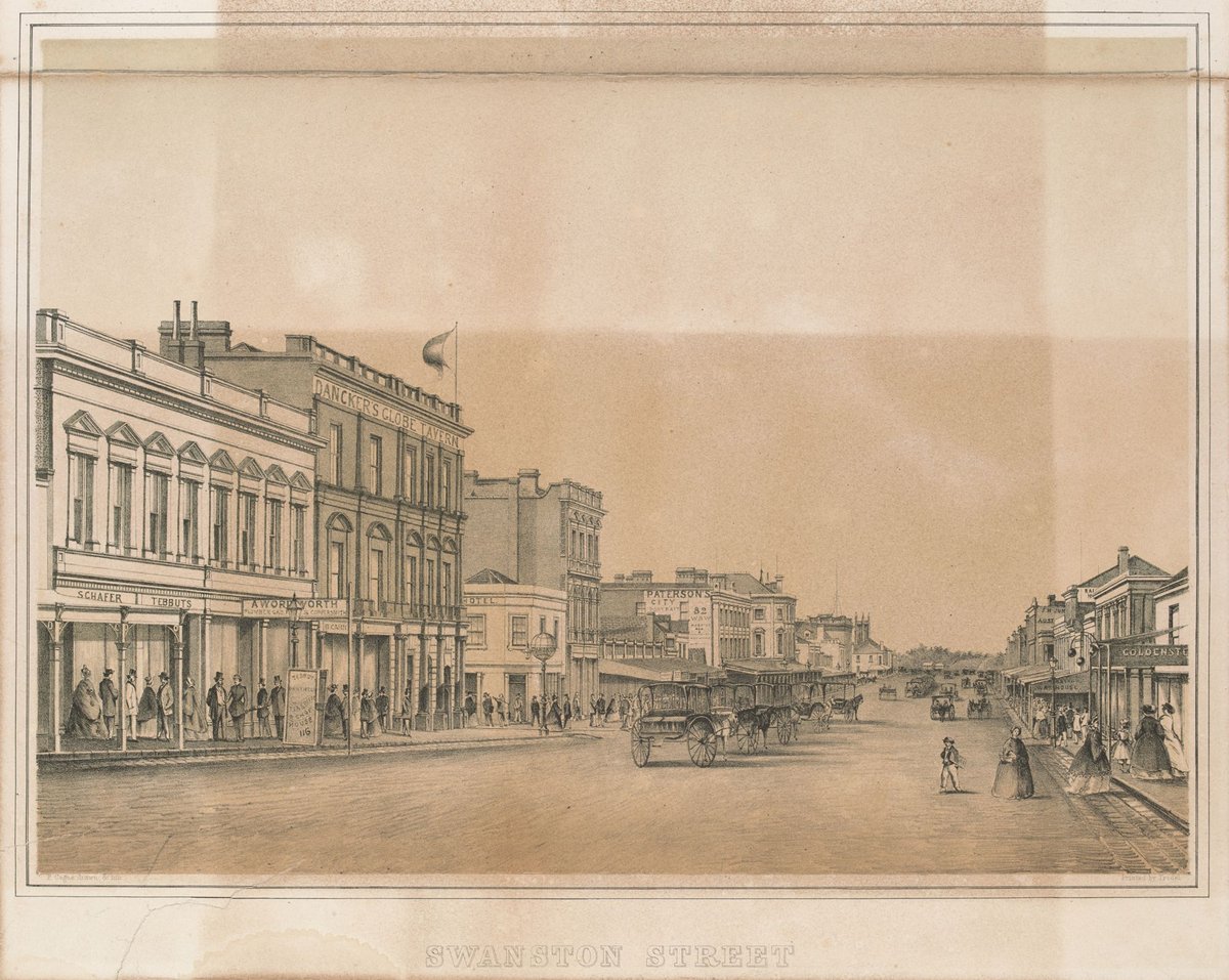 Swanston Street (1863), Melbourne City