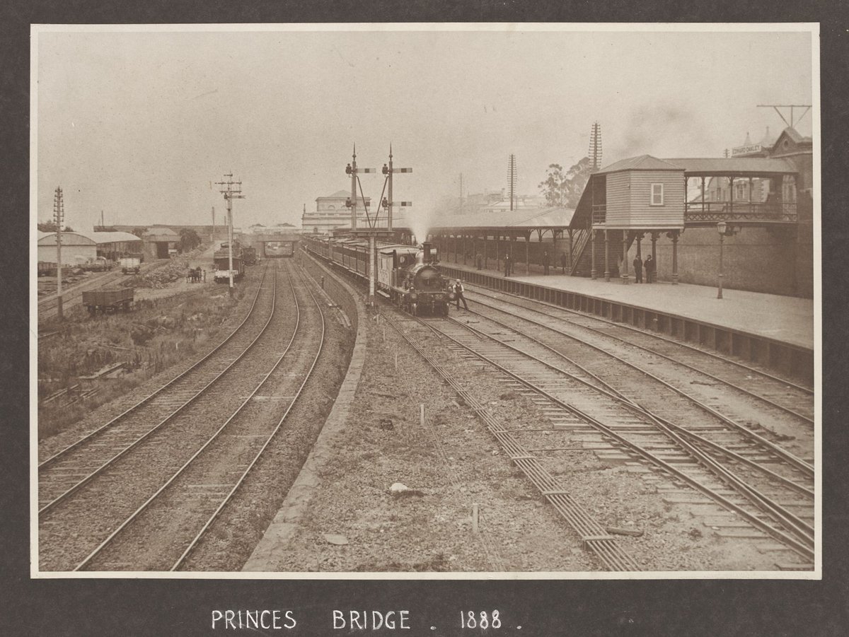 Princes Bridge, Melbourne City (1888)