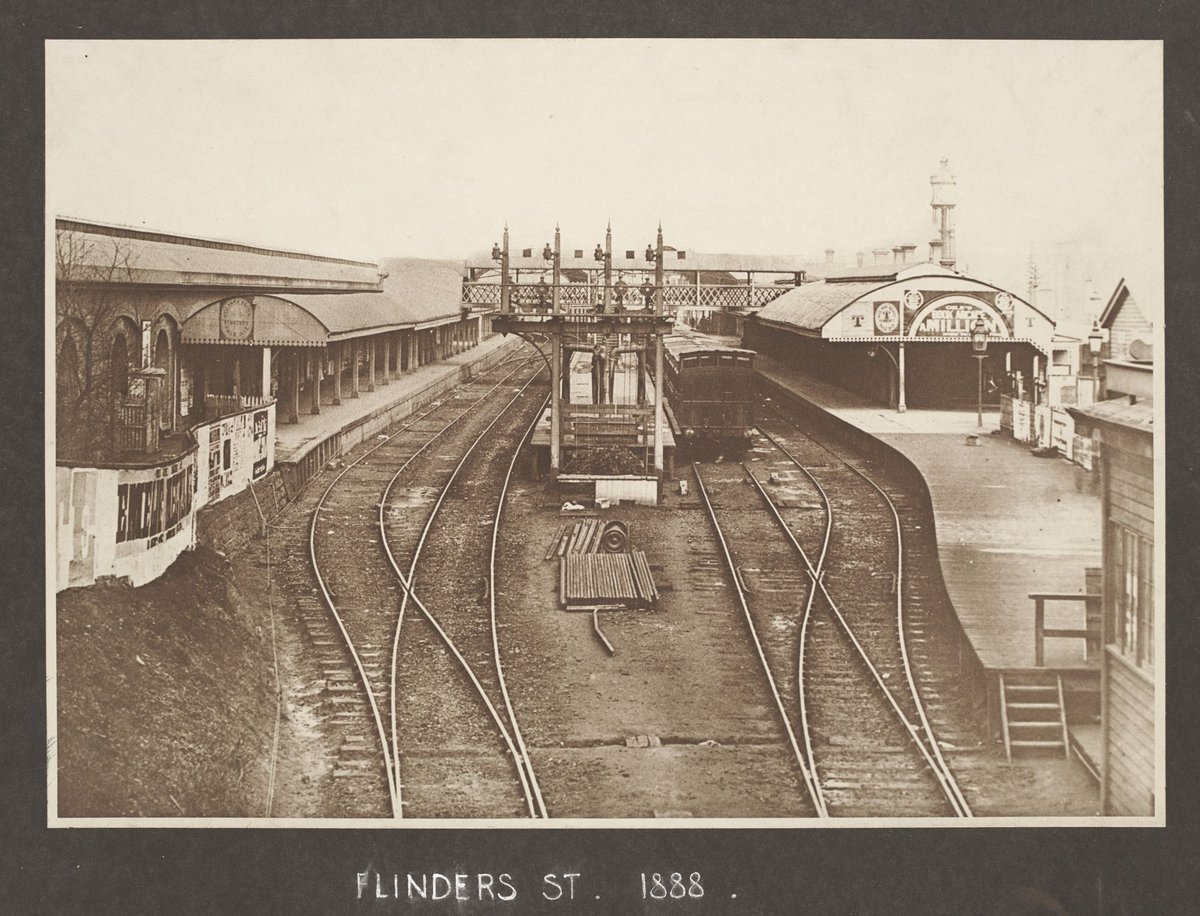 Flinders St, Melbourne City (1888)