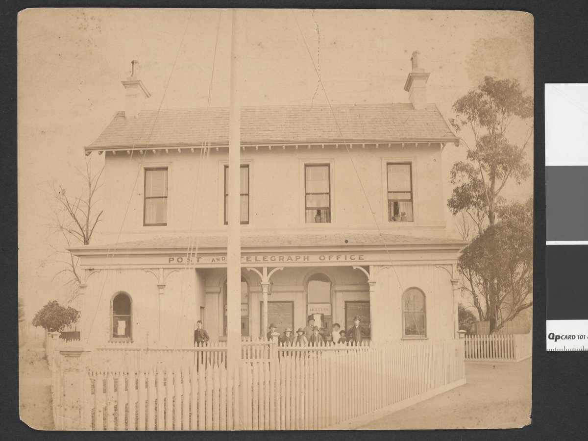 Williamstown Post Office, Cole St., facing Nelson Place (c. 1862)