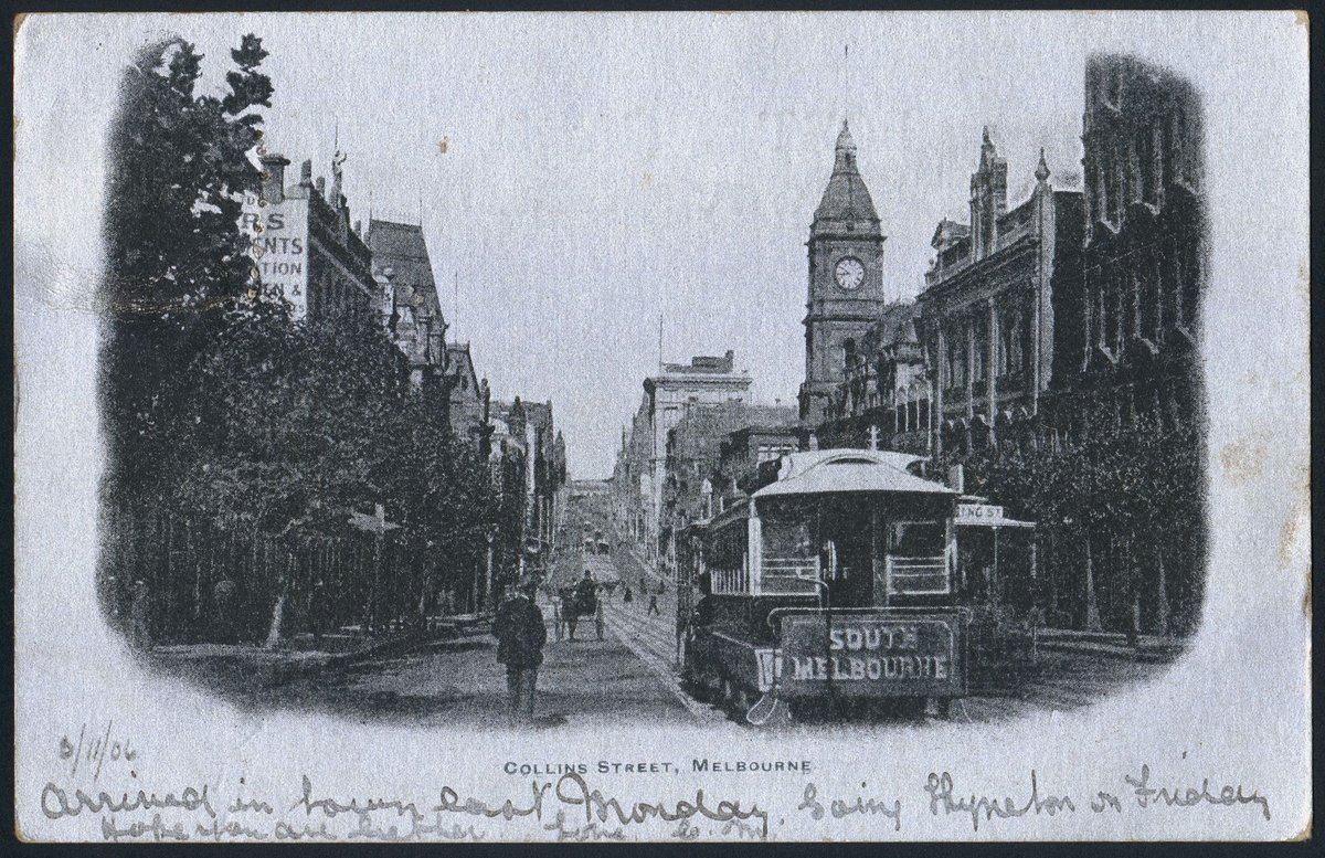 Collins Street, Melbourne, Melbourne City (1906?)