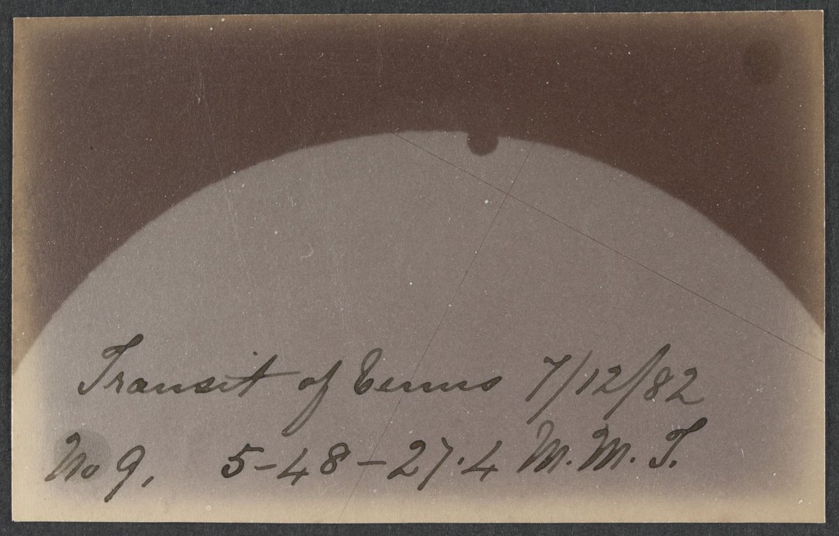 Transit of Venus - photographs taken by the Astronomical Society of Victoria at the Melbourne Observatory, Melbourne City (1882)
