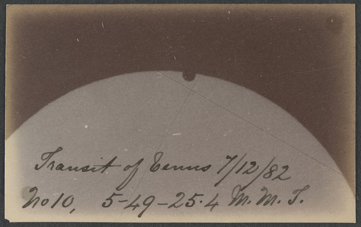Transit of Venus - photographs taken by the Astronomical Society of Victoria at the Melbourne Observatory, Melbourne City (1882)