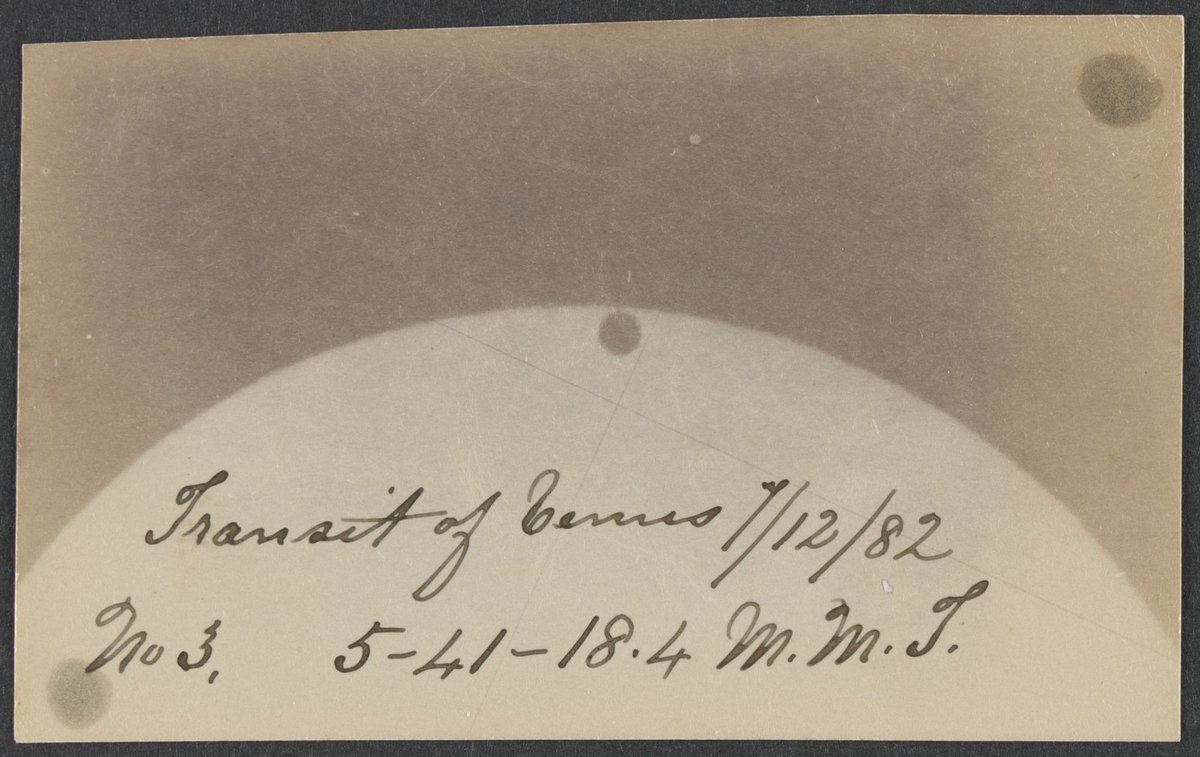Transit of Venus - photographs taken by the Astronomical Society of Victoria at the Melbourne Observatory, Melbourne City (1882)