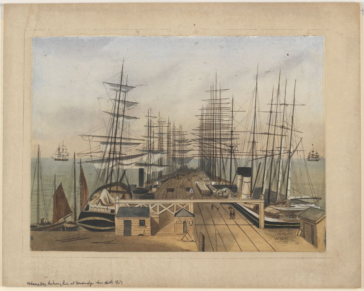 Hobson's Bay Railway Pier at Sandridge Near Melb [i.e. Melbourne] 1859, Port Melbourne