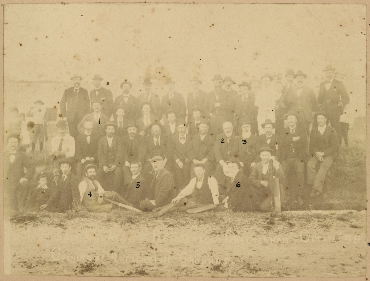 Moorabbin Council v. residents of Cheltenham, Oct. 12th, '99. Opening of Recreation Ground (1899)