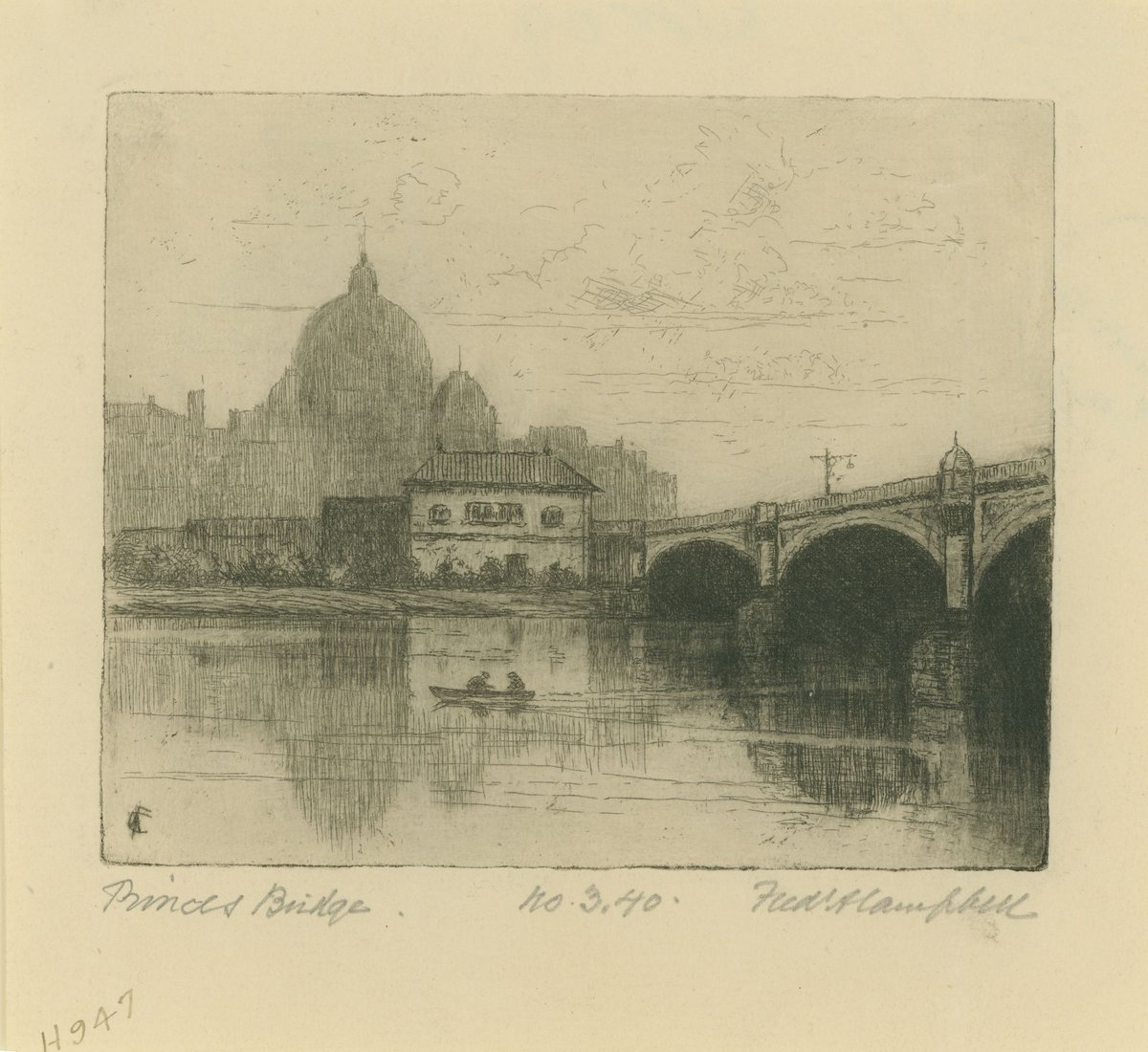 Princes Bridge, Melbourne City (1910–14)