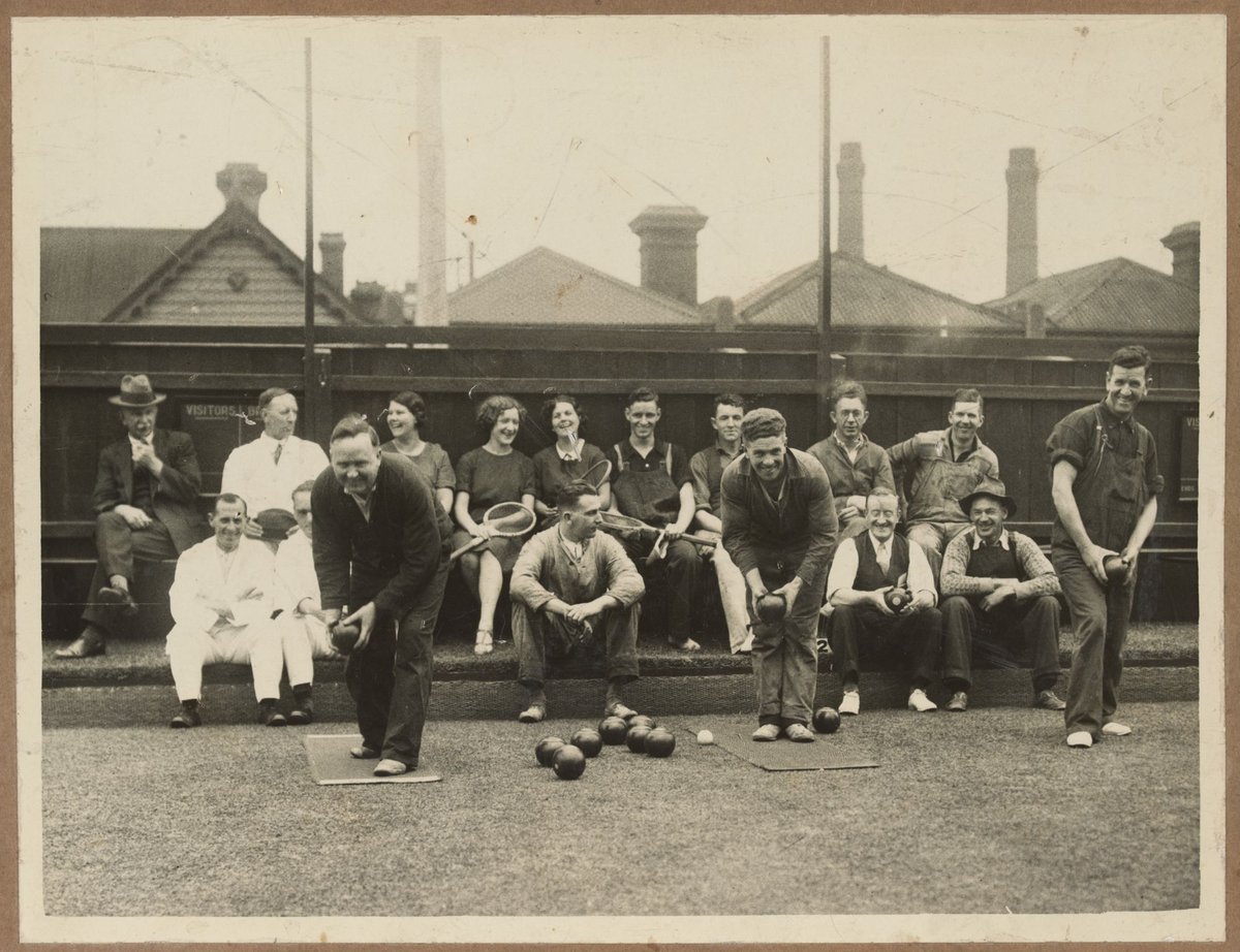[Bowls at Bryant & May factory, Richmond, Victoria] (1933–34)