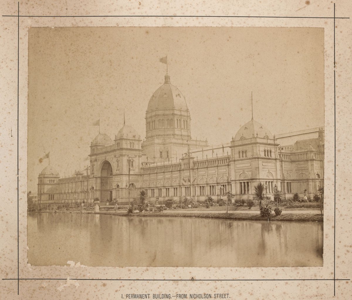 Permanent building - from Nicholson Street, [Carlton, Vic.] (1880)