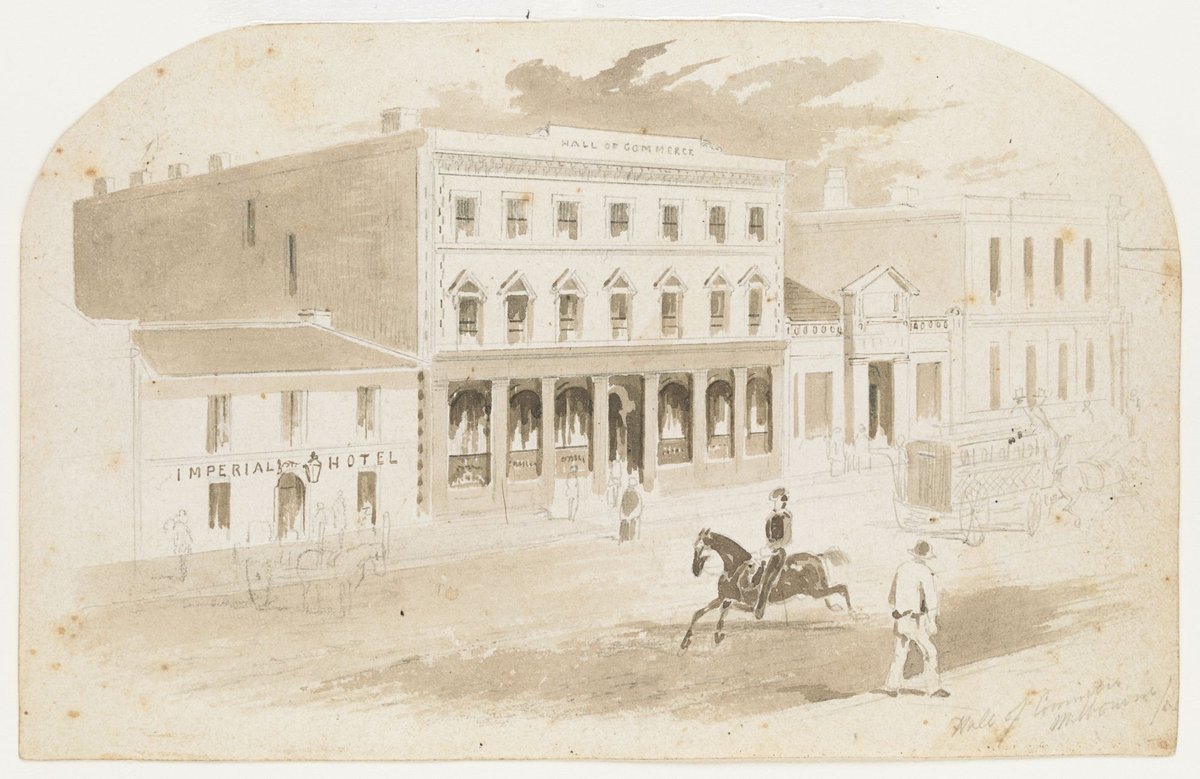 Hall of Commerce Melbourne, Melbourne City (1855)
