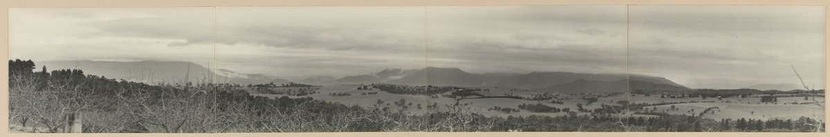 Great Dividing Range from the vicinity of Heidelberg (1930s)