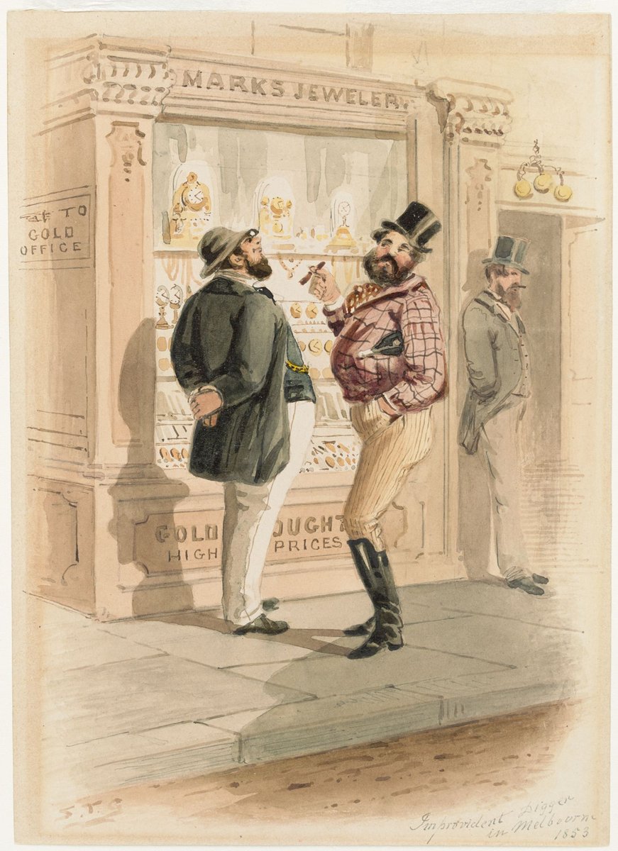 Improvident digger in Melbourne 1853