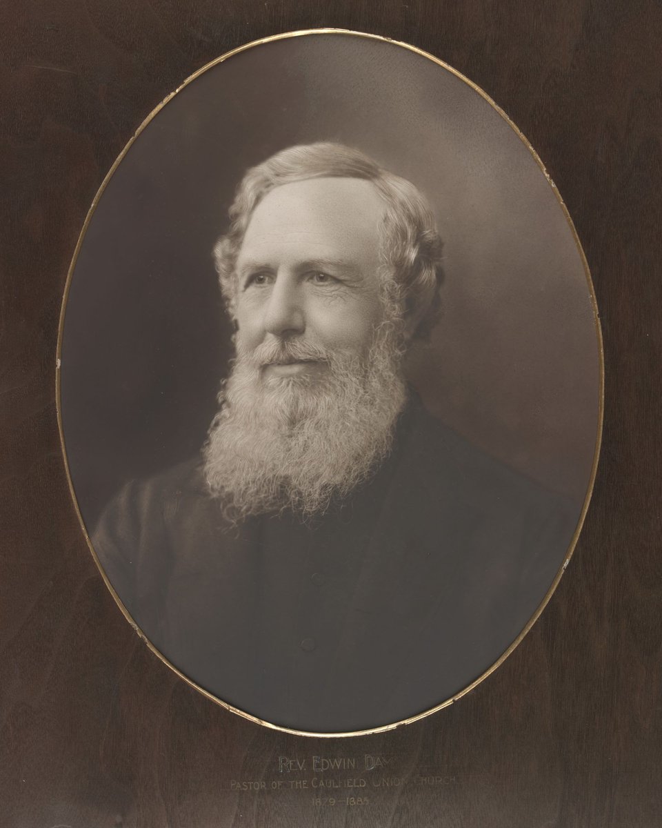 Rev. Edwin Day, Pastor of the Caulfield Union Church, 1879-1885 (1879–85)