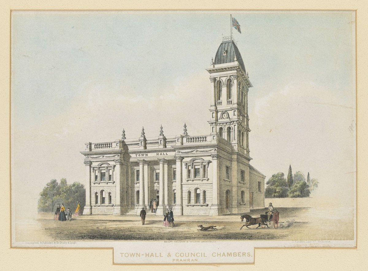 Town Hall & Council Chambers, Prahran (1865)
