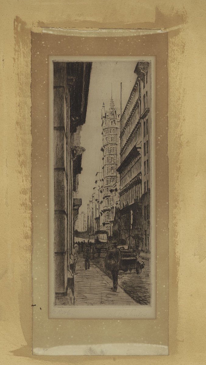 Flinders Lane from Swanston Street corner, looking west, Melbourne City (1926)