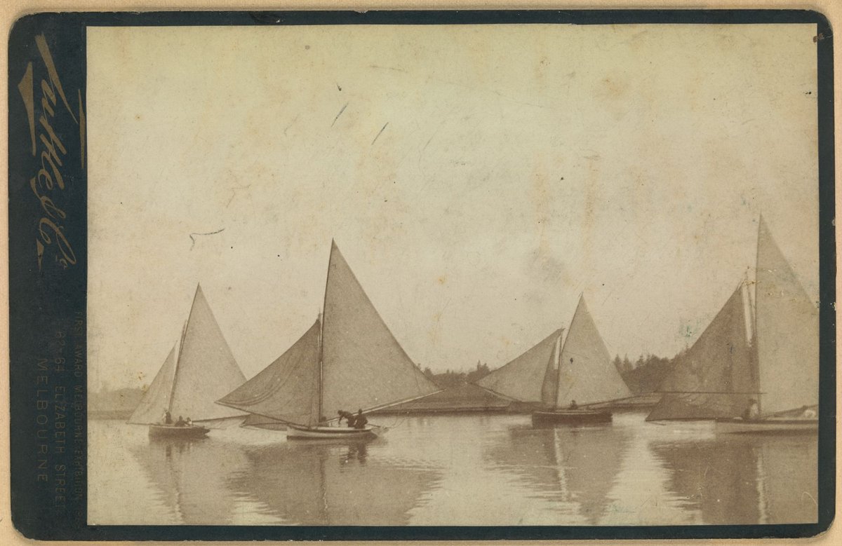 Yachts on Albert Park Lake (1889–90)