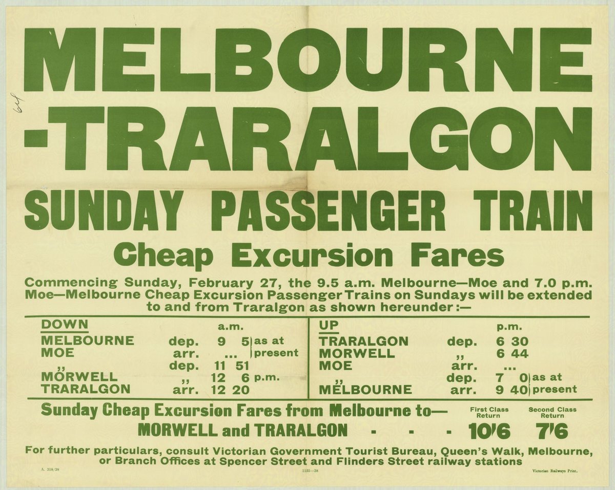 Melbourne-Traralgon Sunday passenger train (1935–42)