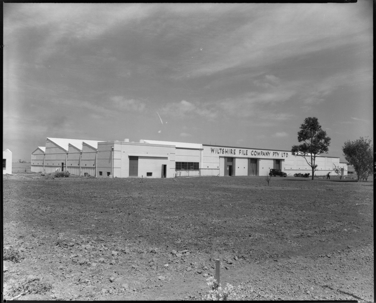[Commercial premises of Wiltshire File Company Pty Ltd, Sunshine Road, Tottenham] (c. 1940)