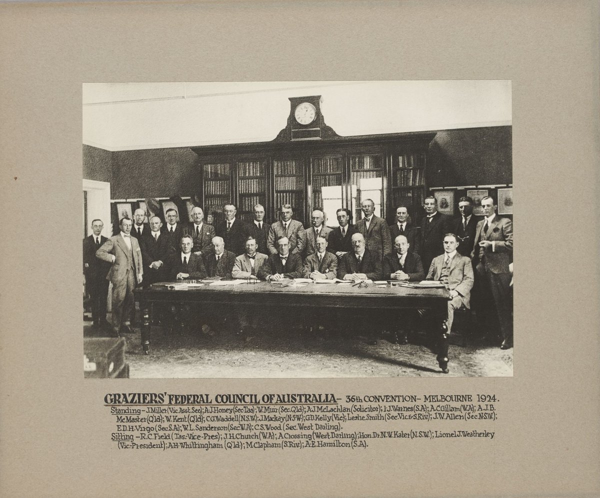 Graziers' Federal Council of Australia 36th Convention, Melbourne, 1924