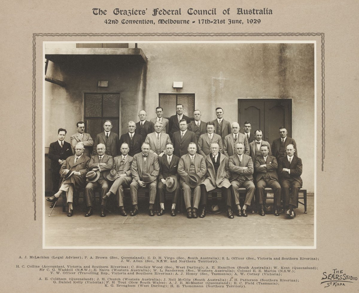 The Graziers' Federal Council of Australia 42nd Convention, Melbourne, 17th-21st June, 1920