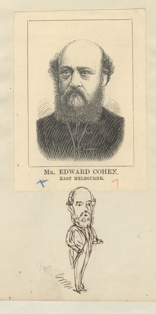 Mr. Edward Cohen. East Melbourne (1874)