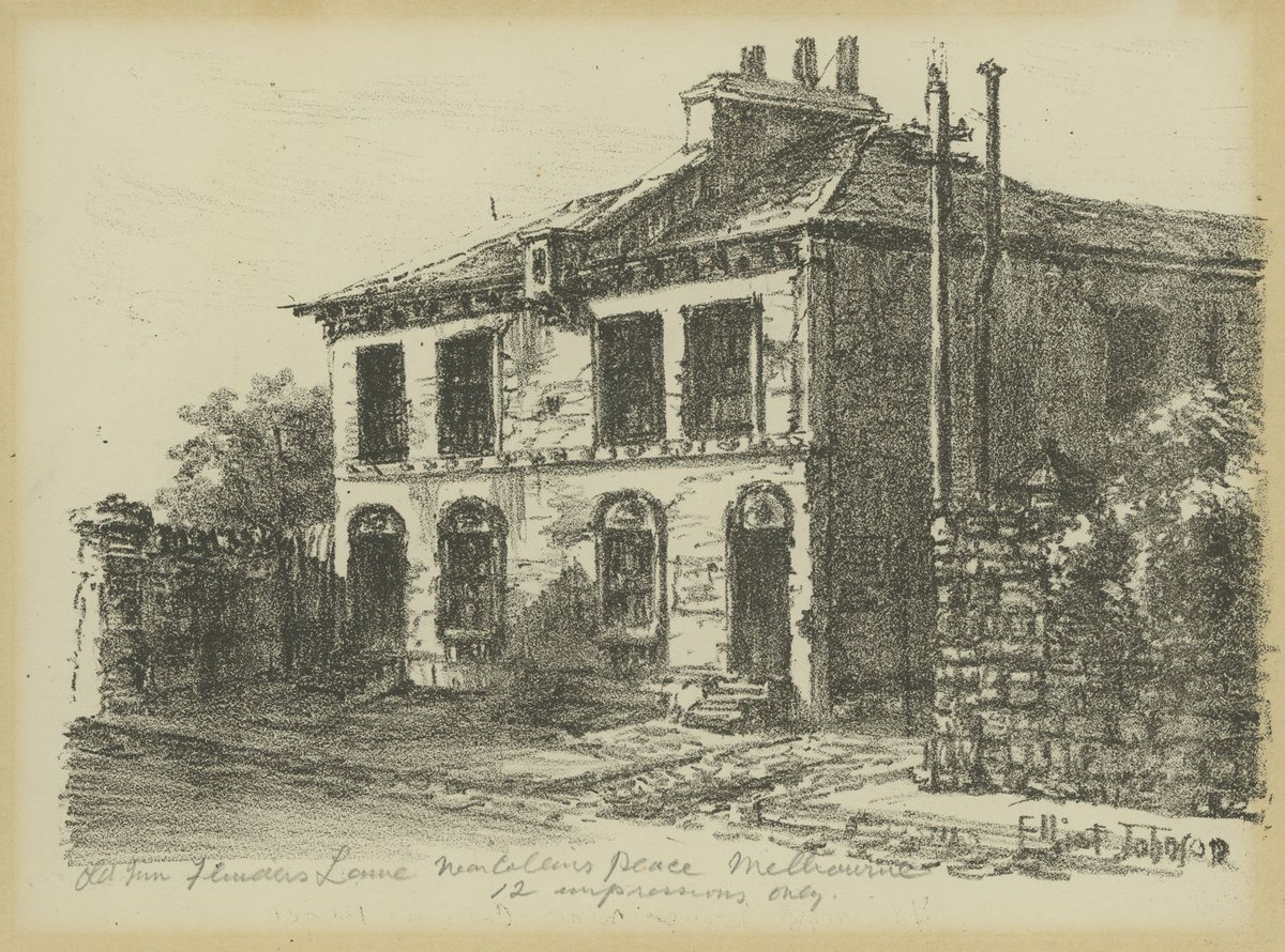 Old Inn Flinders Lane near Collins Place Melbourne, Melbourne City (1880–1932)