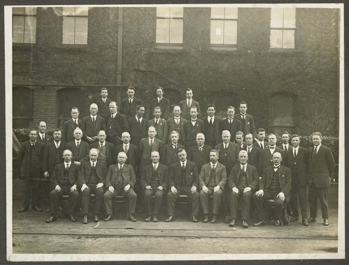 Newport workshops administrative staff, 1920