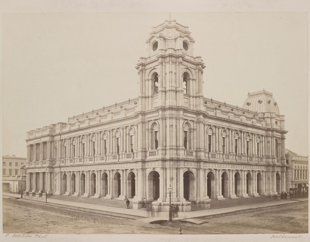 Melbourne General Post Office, Melbourne City (1868)