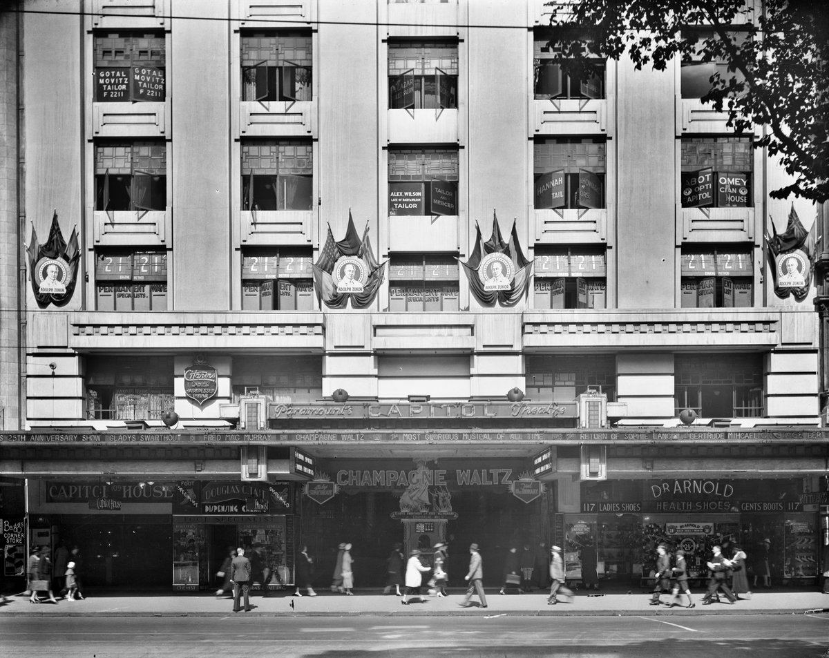 Paramount's Capitol Theatre, Swanston Street, Melbourne, Melbourne City (1937–39)