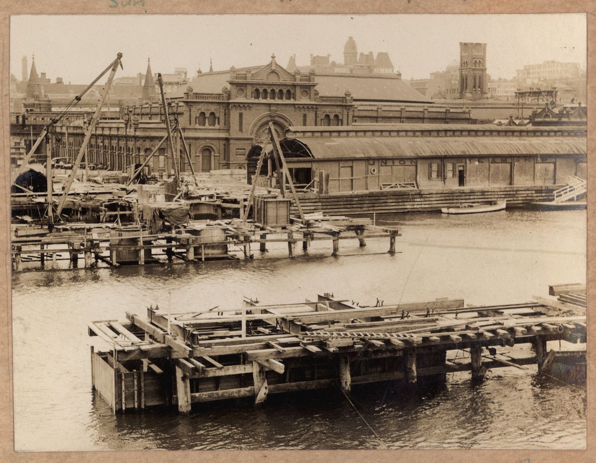Spencer Street Bridge - General views, Melbourne, Vic, Melbourne City (1928)