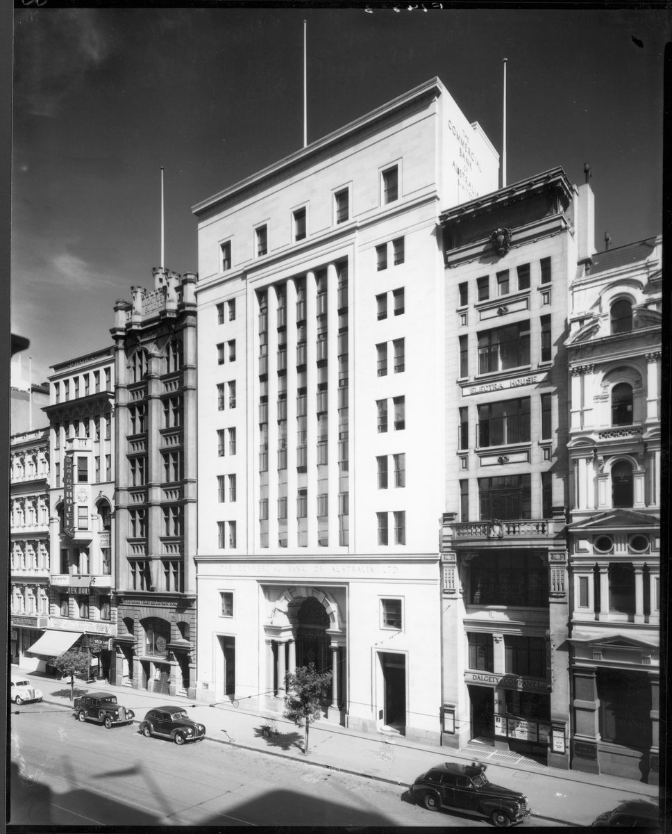 [The Commercial Bank of Australia, Collins Street, Melbourne], Melbourne City (1940s)