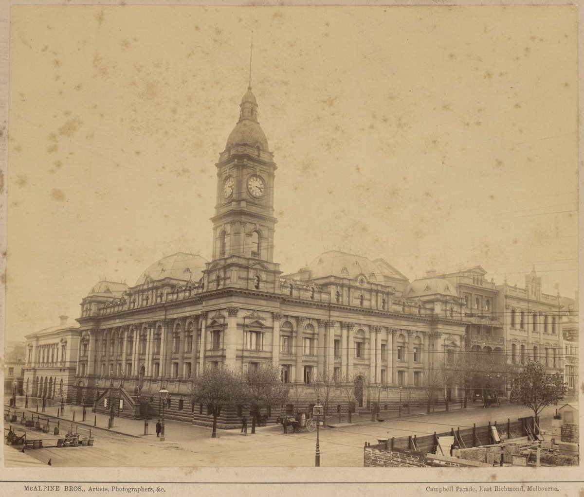 Melbourne Town Hall, Melbourne City (1895–1900)