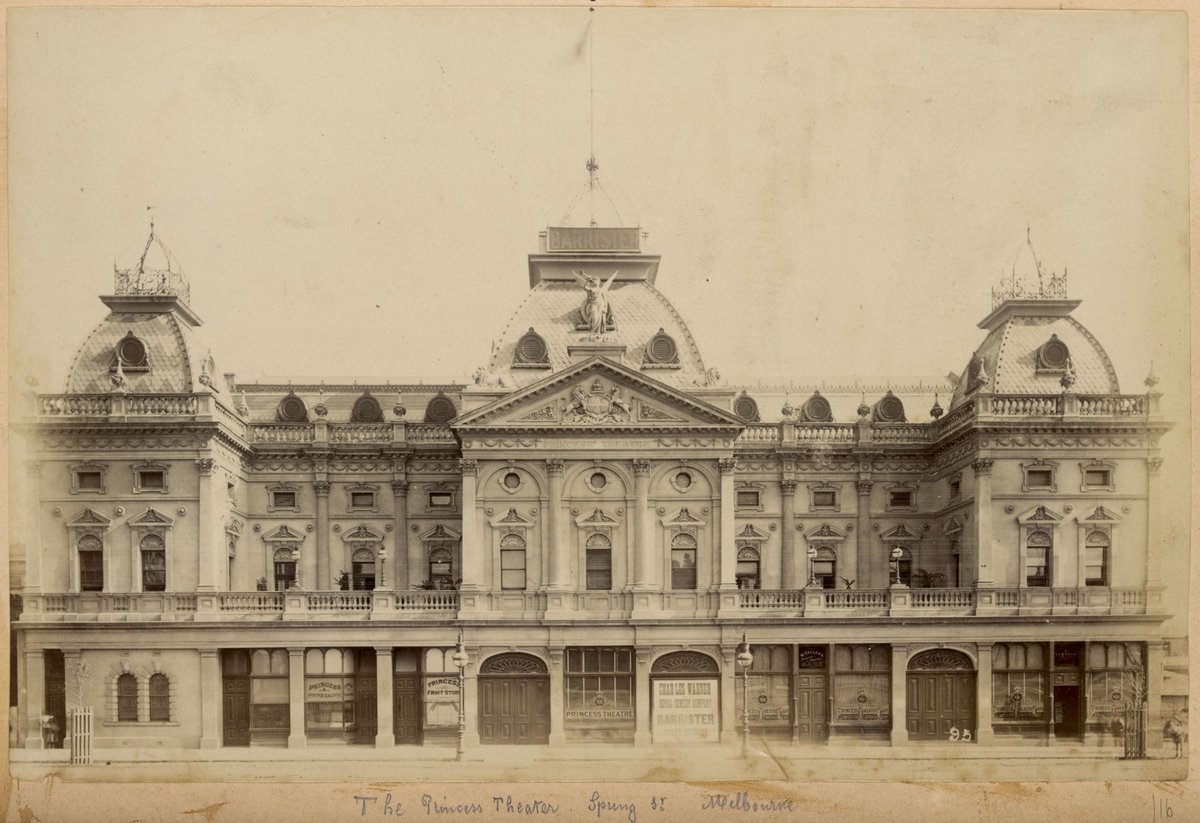 The Princess Theater, Spring St., Melbourne, Melbourne City (1880–92)