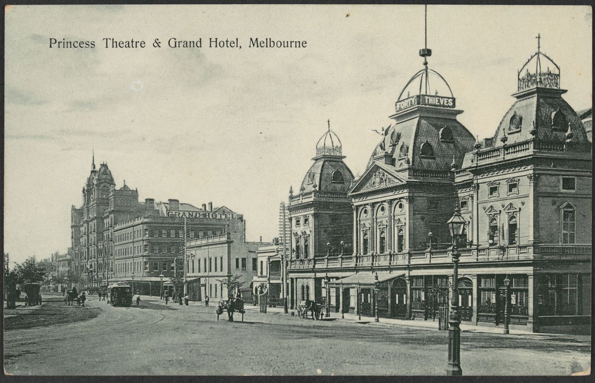Princess Theatre & Grand Hotel, Melbourne, Melbourne City (c. 1908)