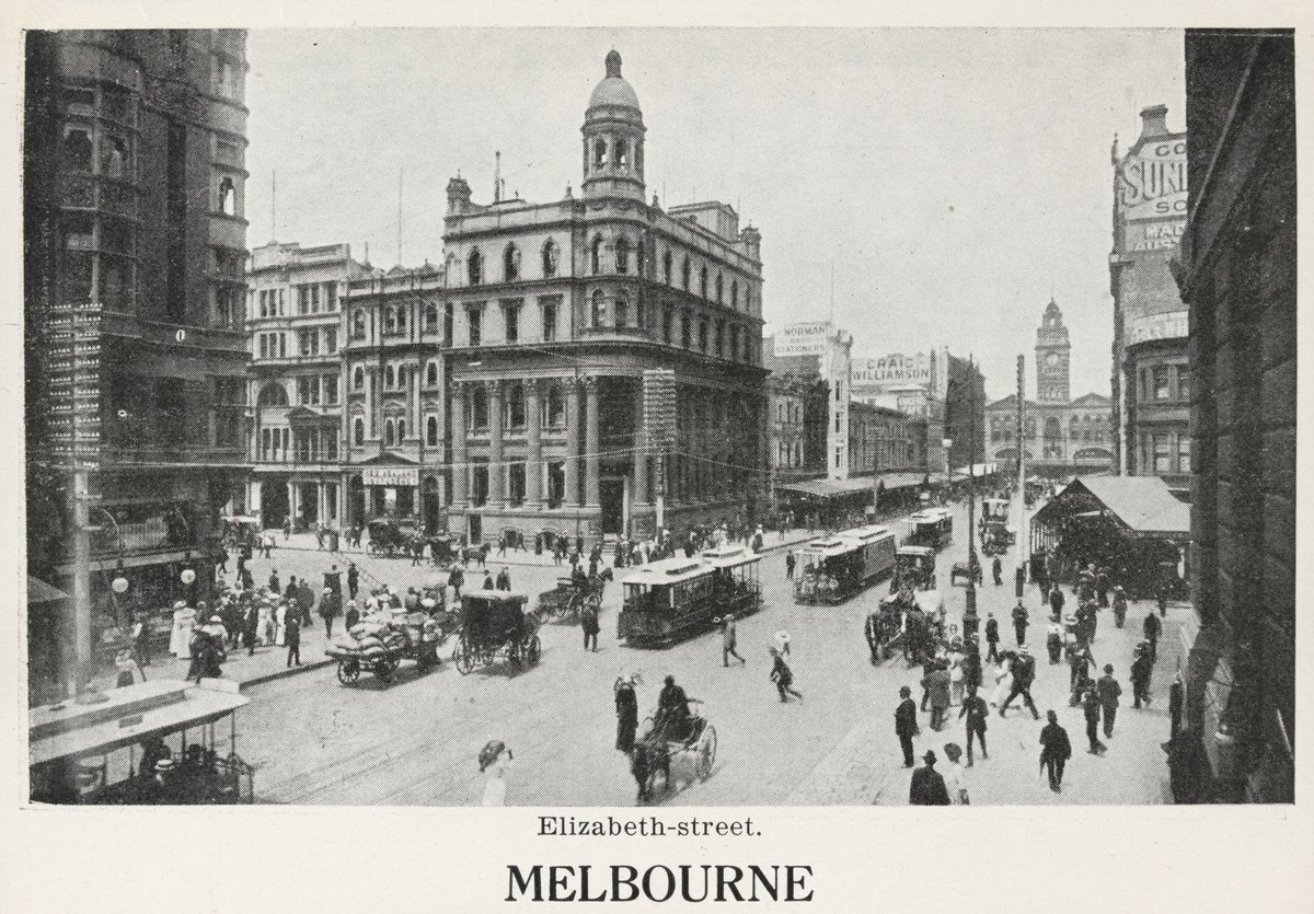 Elizabeth-street. Melbourne (c. 1914)