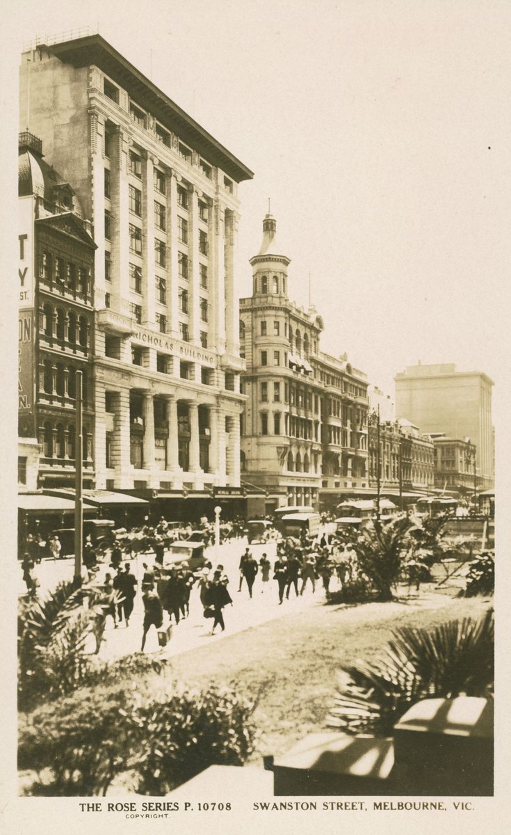 SWANSTON STREET, MELBOURNE, VIC, Melbourne City (c. 1934)