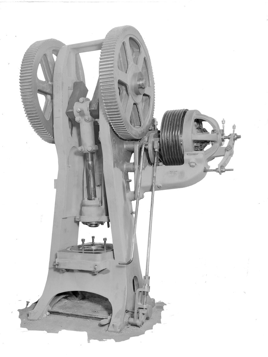 100 Ton Toggle Press, manufactured by Jacques Bros. Pty. Ltd., engineers, Richmond (1941)