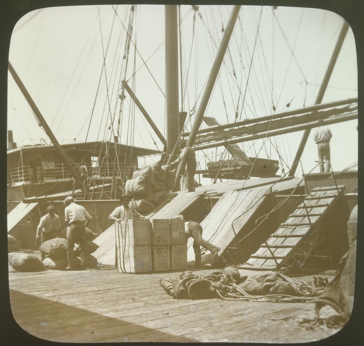At Queen's Wharf, Melbourne, Melbourne City (1875–1930)