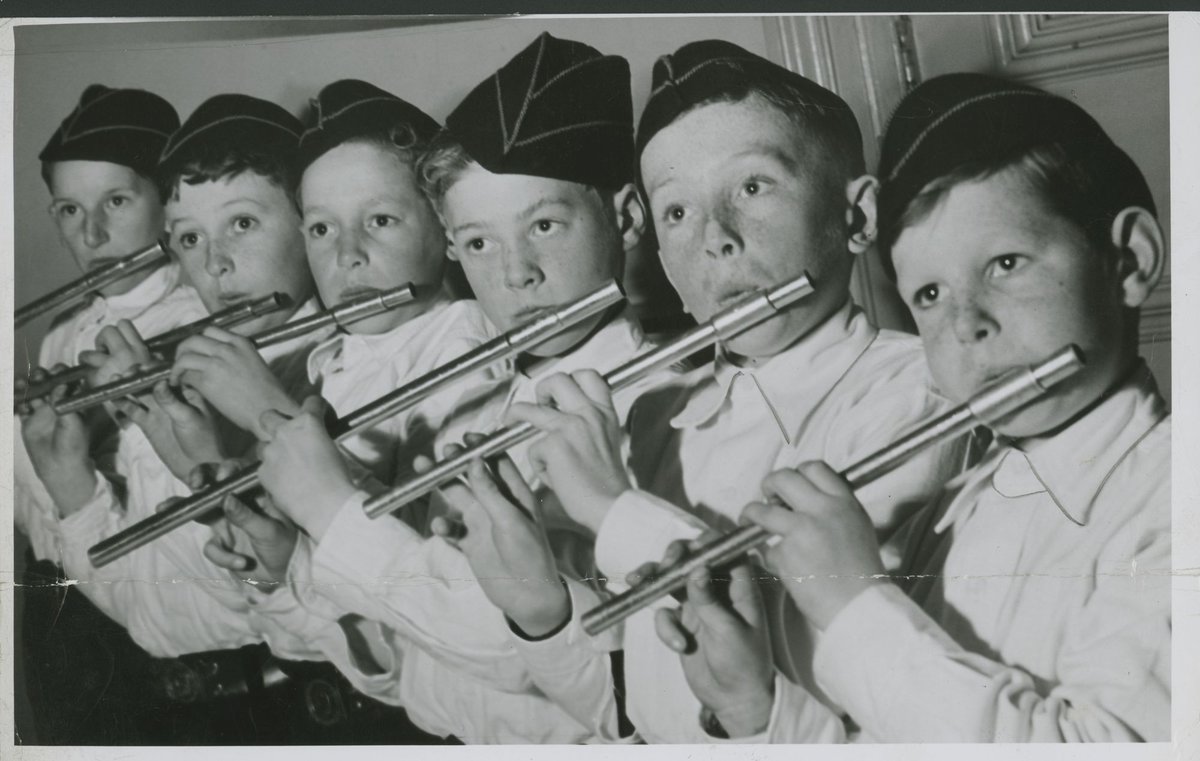 Black Rock State School fife band (c. 1948)