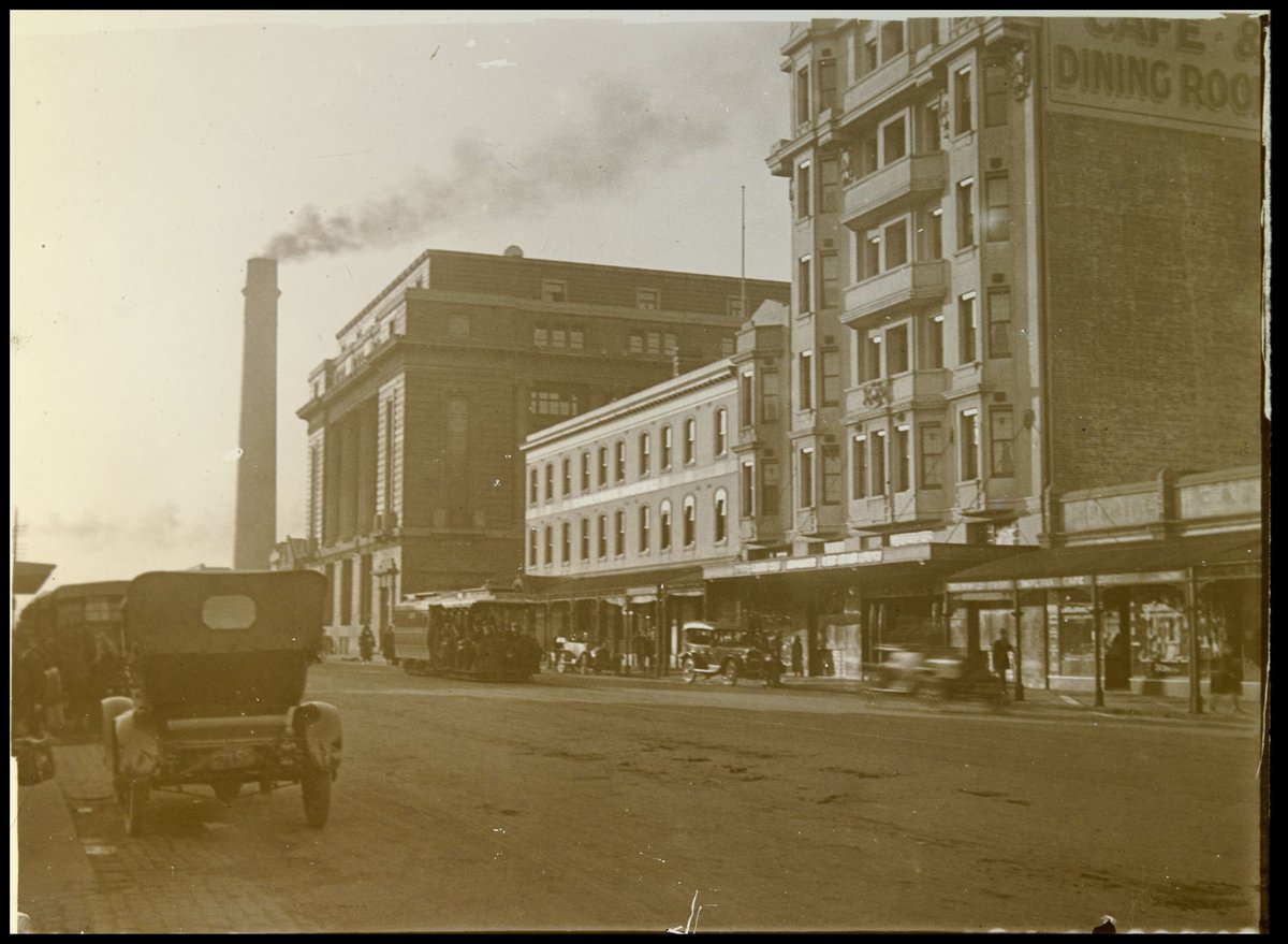 Spencer Street, Melbourne, looking north, Melbourne City (1875–1938)