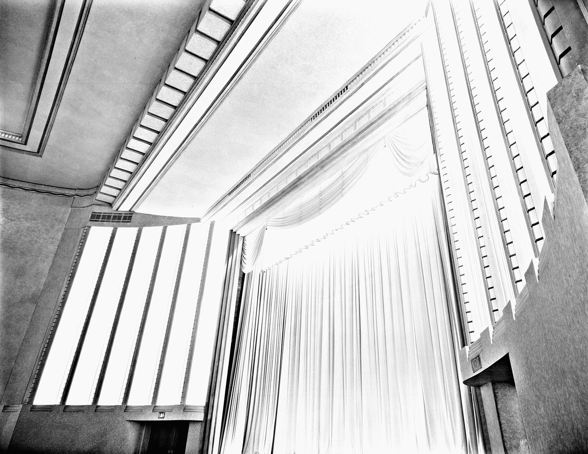 Interior of Astor Theatre, St. Kilda showing stage, St Kilda (1936)