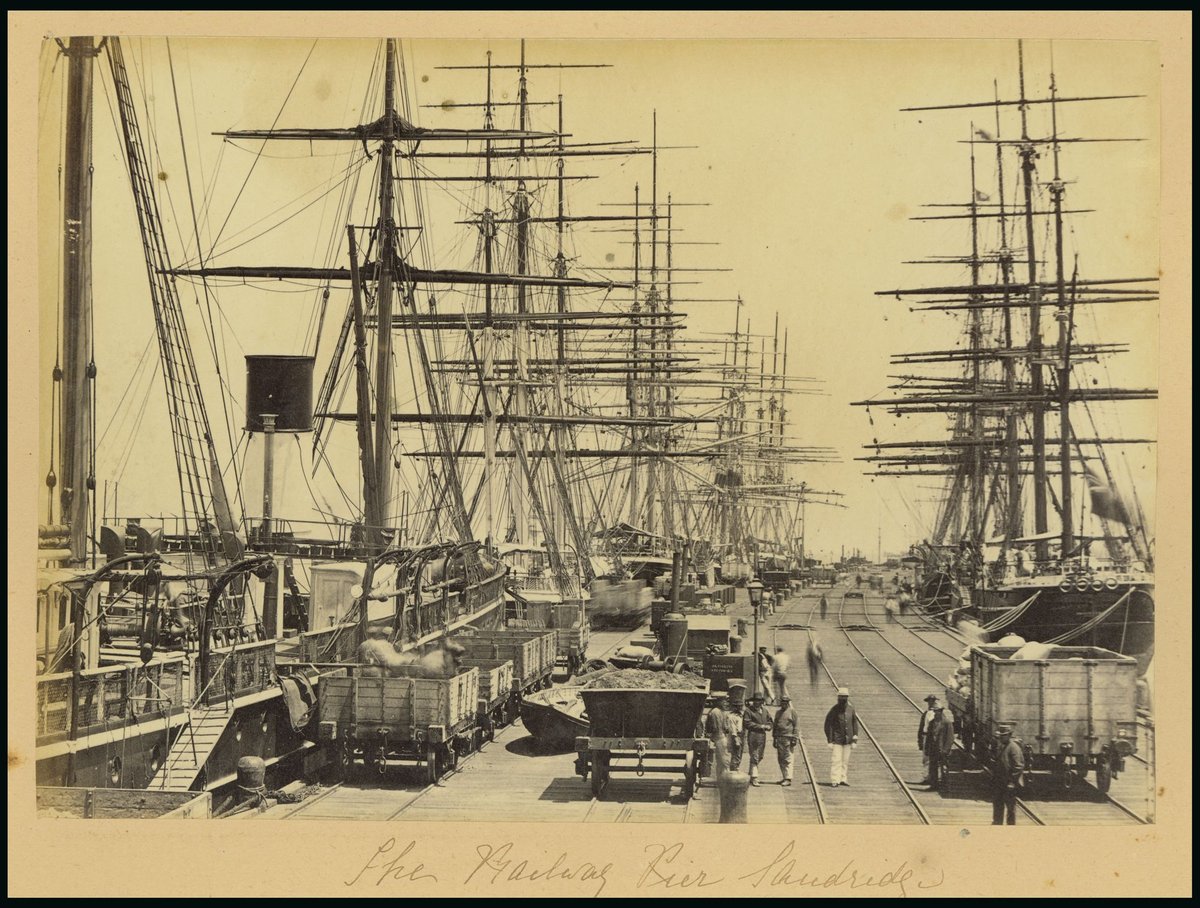 The railway pier, Sandridge, [Vic.], Port Melbourne (1870–80)