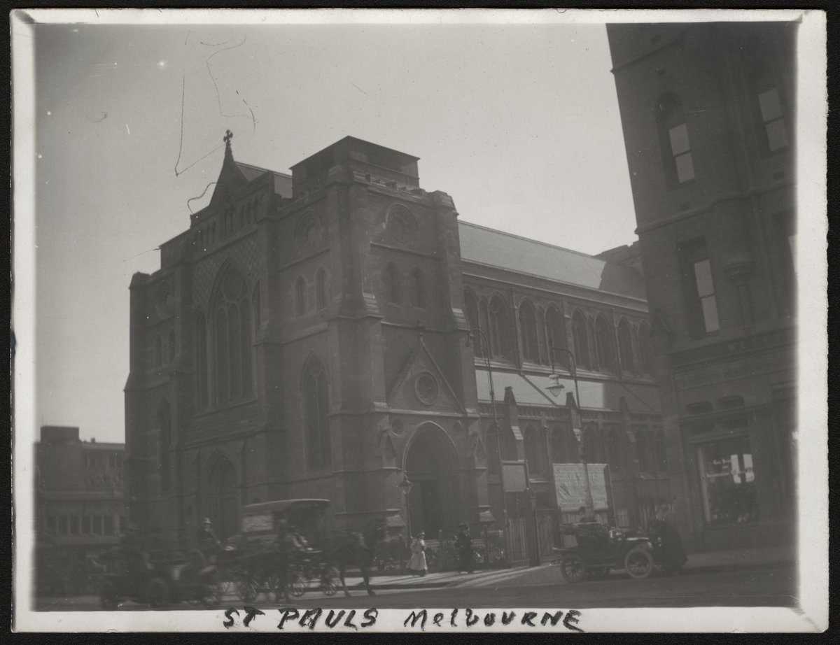 St. Paul's Cathedral Melbourne Victoria, Melbourne City (1910–25)