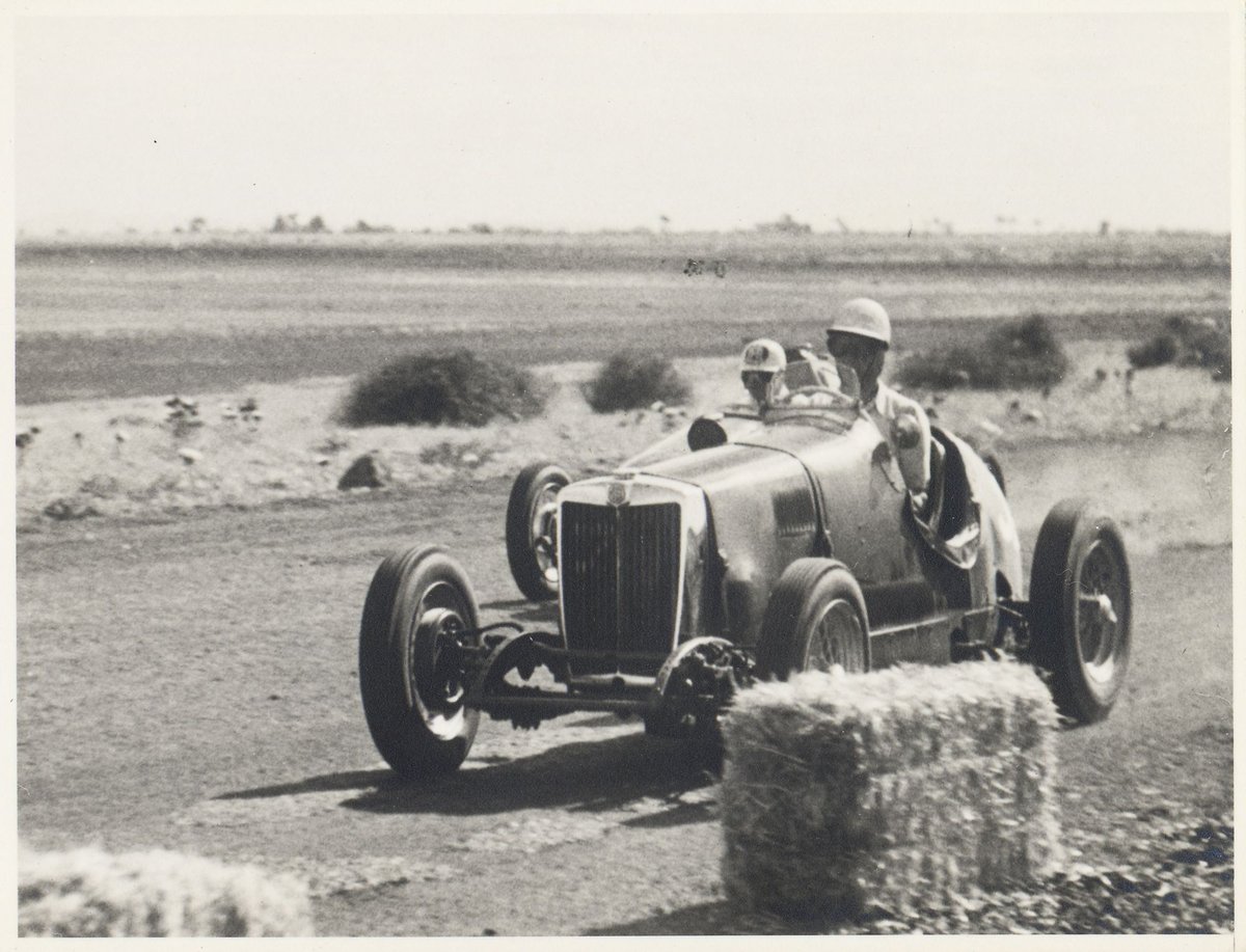Two cars racing at Altona (1950–54)
