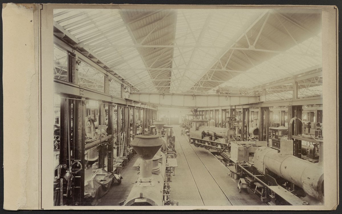 Railway workshops, Newport, Victoria (1899?)