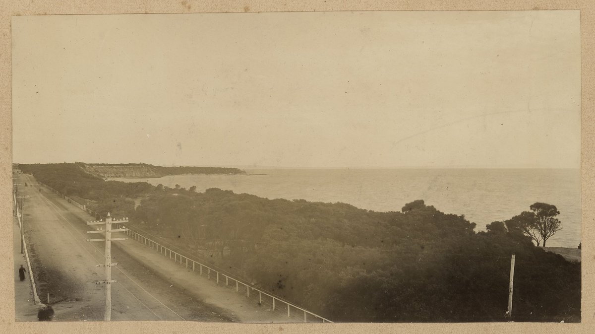 View from upper verandah of Sandringham House, Vict. Aust. [i.e. Australia] (1900)
