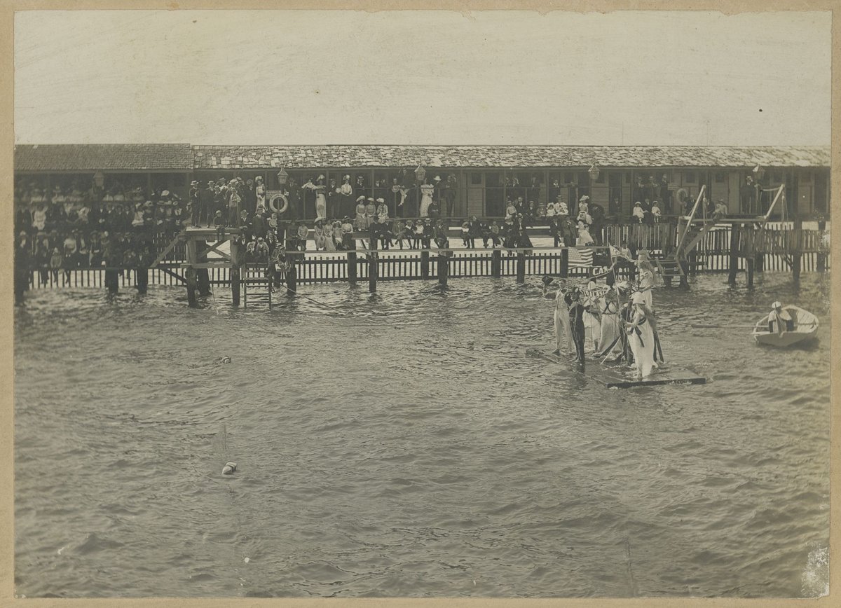 Swimming carnival at St. Kilda, St Kilda (c. 1914)