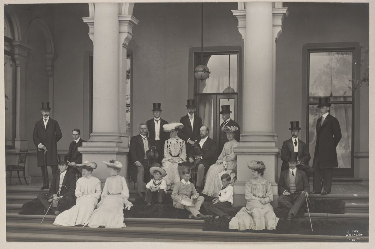 Melbourne Cup Party, Government House 1903, Flemington
