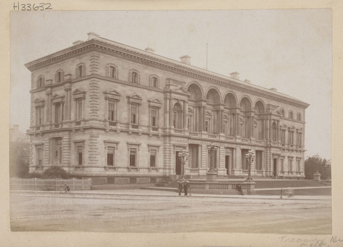 Treasury Building, Spring Street, Melbourne, Melbourne City (1890–1900)