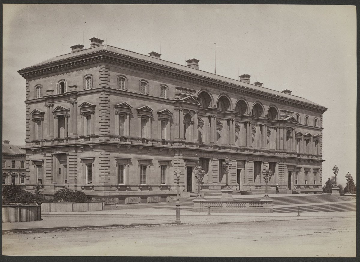 Treasury Building, [Spring Street, Melbourne], Melbourne City (1870–80)